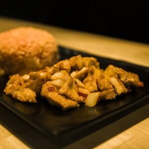 Poulet grillé poivre et sel