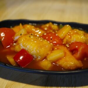 Filet de poisson sauce aigre douce
