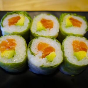 Green thon cru avocat